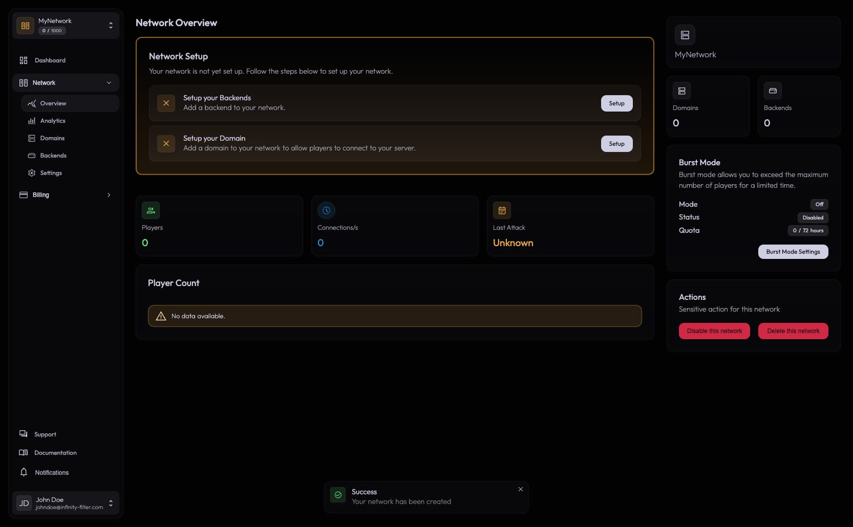 Latency Test page